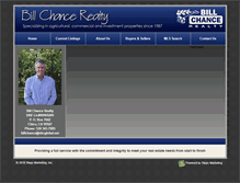 Tablet Screenshot of billchancerealty.com